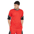 Red Mesh Basketball Tshirt T-shirts Fugazee 
