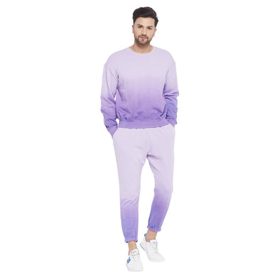 Lilac Haze Ombre Oversized Tracksuit