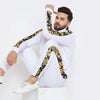 White Venetian Combo JogSuit Suits - Fugazee