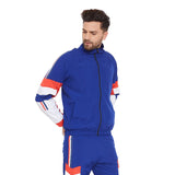 Blue Nylon Taped Wind Breaker Jacket