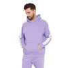 Plum Overzised Hooded Sweatshirt