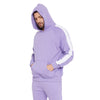 Plum Overzised Hooded Sweatshirt