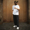 White Oversized Carpenter Tshirt