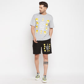 Anti Social Sick & Tired Club Tshirt and Shorts Clothing Set
