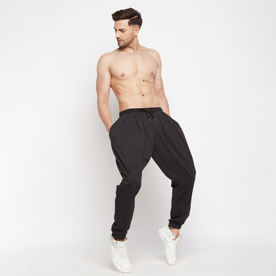Black Pleated Lounge Pants