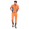 Neon Orange Scuba Piping Jacket