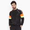 Nylon Cut and Sew Turtle Neck Wind-cheater Jacket