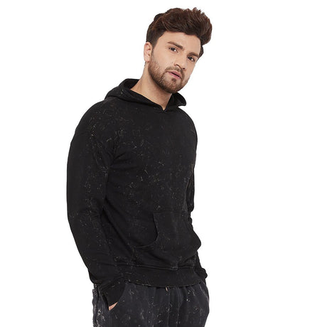 Acid Drop Shoulder Hooded Sweatshirt