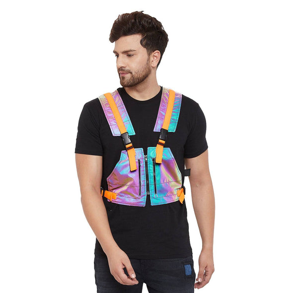 Rainbow Reflective Tactical Jacket