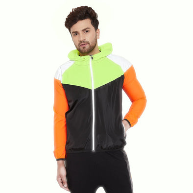 Nylon Reflective Cut and Sew Windcheater Jacket