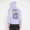 Lilac Gratitude Oversized Hooded Sweatshirt