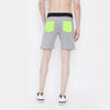 Grey Neon Blocked Shorts Shorts - Fugazee