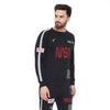 Black NASA Space Reflective Sweatshirt Sweatshirts - Fugazee