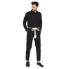 Black Twill Full Sleeves Jumpsuit