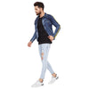 Crime Scene Taped Denim Jacket Jackets - Fugazee
