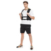 Black Zipped Cargo Pocket Shorts
