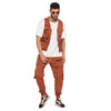 Rust Zipped Cargo Pocket  Trackpant