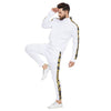 White Venetian Combo JogSuit Suits - Fugazee