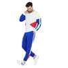 White Cut Sew Oversized Sweatshirt