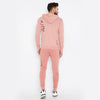 Dusty Rose Ripped Combo JogSuit Suits - Fugazee