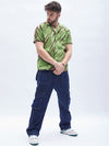 Green Tie Dye Cuban Shirt