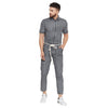 Cement Pigment Washed Jumpsuit Jumpsuit - Fugazee
