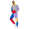 Multi Colour Blocked Oversized Tracksuit