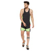 Neon Active Cut and Sew Vest and Shorts Clothing Set