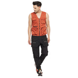 Rust Tactical Zipped Gilet