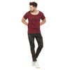 Crimsone Bulletholes Scoop Neck Tee