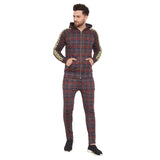 Red Plaid Caution Tape Trackpant
