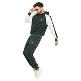 Moss Green Oversized Raglan Hooded Sweatshirt