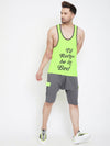 Neon Stringer Gym  Vest