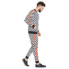 Checkered Print Taped Combo JogSuit Suits - Fugazee