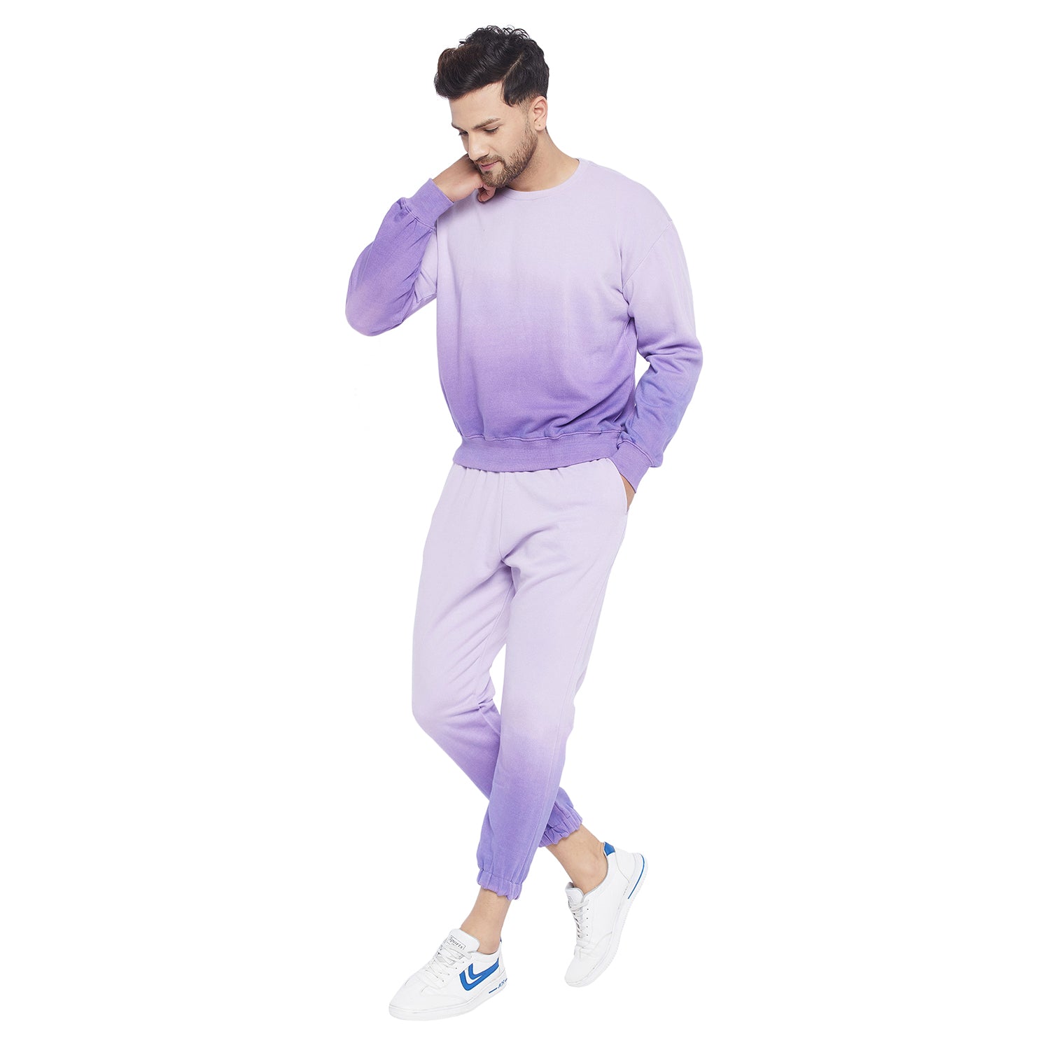 Lilac Haze Ombre Oversized Sweatshirt Buy Mens Sweatshirt Fugazee FUGAZEE
