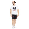Black Patched Distressed Shorts Shorts - Fugazee