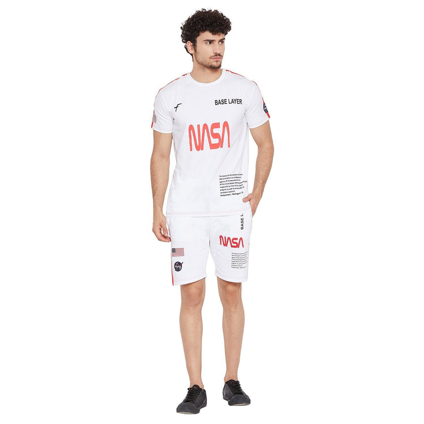 White Nasa Base Layer Combo Summer Suit Suits - Fugazee