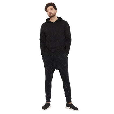 Acid Relaxed Fit Sweatshirt and Joggers Combo Tracksuit