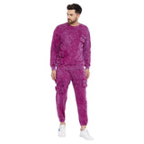 Magenta Washed Oversized Cargo Trackpants Trackpants Fugazee 