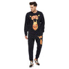 Navy Sleepy Tiger Graphic Relaxed Fit Trackpants