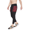 Black Jogger With Plaid Oversized Pockets