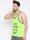 Neon Stringer Gym  Vest