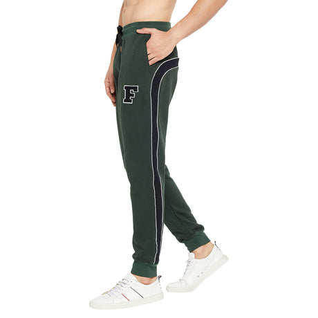 Moss Green Relaxed Fit Joggers Trackpants Fugazee 
