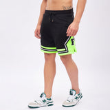Black And Neon Basketball Shorts Shorts Fugazee 