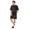 Naruto Oversized Graphic Tshirt and Shorts Combo Set