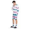 White Striped Ombre Oversized Clothing Set With Matching Socks Clothing Set Fugazee 