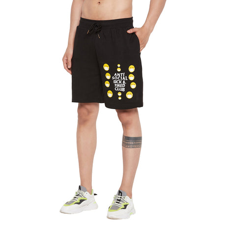 Anti Social Sick & Tired Club Oversized Shorts