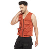 Rust Tactical Zipped Gilet
