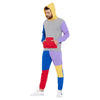Multi Colour Blocked Oversized Tracksuit