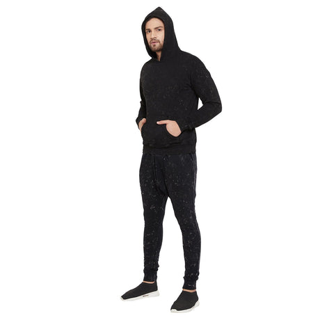 Acid Relaxed Fit Sweatshirt and Joggers Combo Tracksuit